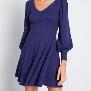 ModCloth Pretty on Pointelle A-line dress